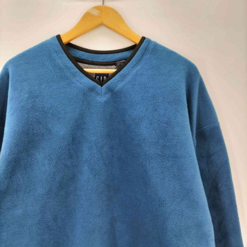 ギャップ Gap 00S OLD Vネック フリース プルオーバー スウェット ビッグサイズ メンズ import:XXL
