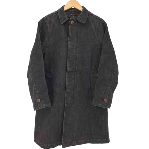 スカルジーンズ SKULL JEANS デニムステンカラーコート メンズ US:36