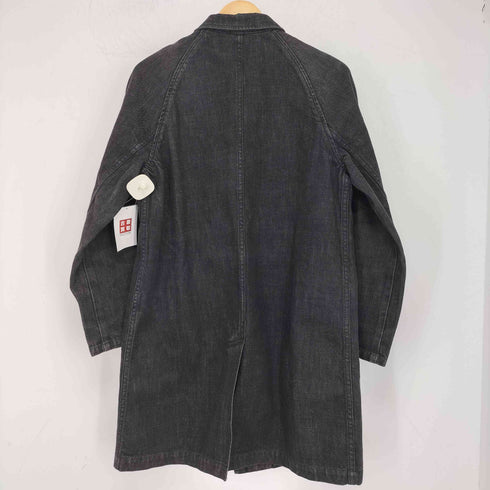 スカルジーンズ SKULL JEANS デニムステンカラーコート メンズ US:36