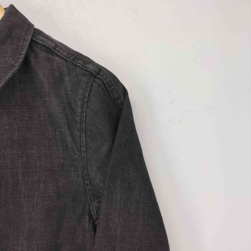 スカルジーンズ SKULL JEANS デニムステンカラーコート メンズ US:36