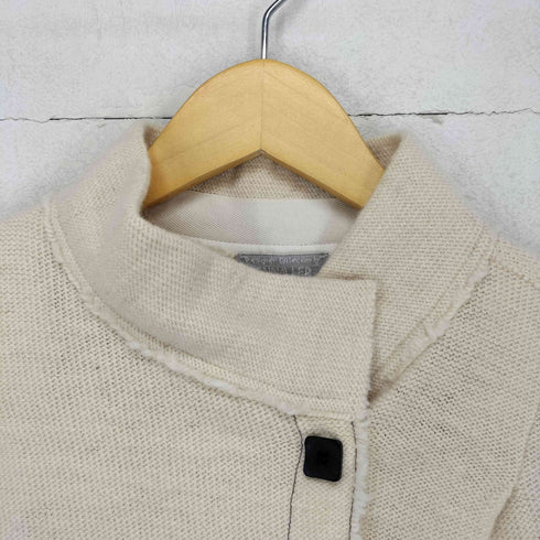 ANNA LED スタンドカラー切替ウールジャケット レディース EUR:42