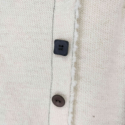 ANNA LED スタンドカラー切替ウールジャケット レディース EUR:42