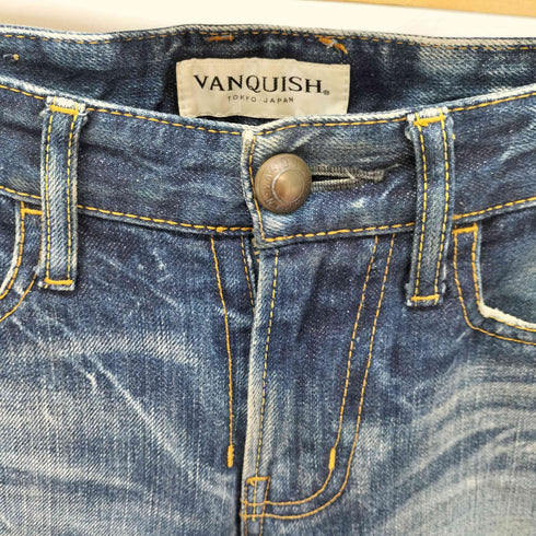ヴァンキッシュ VANQUISH ヴィンテージ加工 赤耳 デニムパンツ メンズ