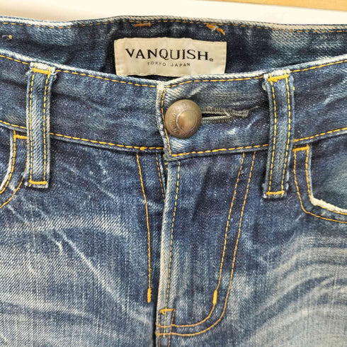 ヴァンキッシュ VANQUISH ヴィンテージ加工 赤耳 デニムパンツ メンズ