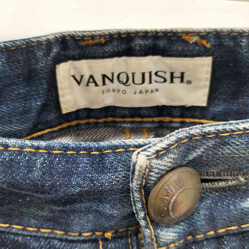 ヴァンキッシュ VANQUISH ヴィンテージ加工 赤耳 デニムパンツ メンズ