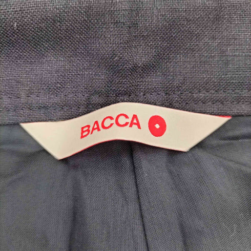 バッカ BACCA リネンモヘヤ ストレートワイドパンツ レディース JPN:38