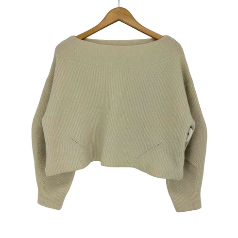 マイストラーダ mystrada カシミヤ混 アクアラメオフショルニット レディース JPN:38