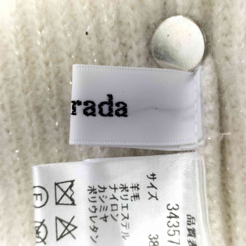マイストラーダ mystrada カシミヤ混 アクアラメオフショルニット レディース JPN:38