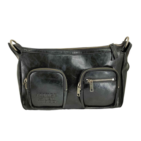 MARGE SHER WOOD OUTPOCKET HOBO レディース