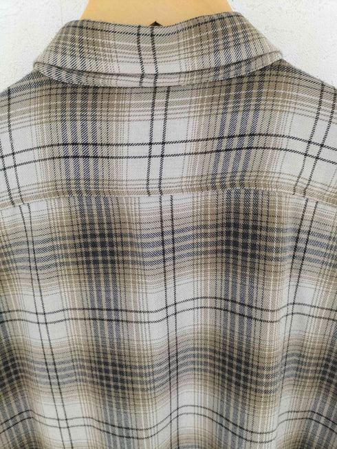 HABAND'S ICE HOUSE FLANNEL SHIRTS チェック ジッパー フランネル シャツ メンズ import:XL