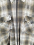 HABAND'S ICE HOUSE FLANNEL SHIRTS チェック ジッパー フランネル シャツ メンズ import:XL