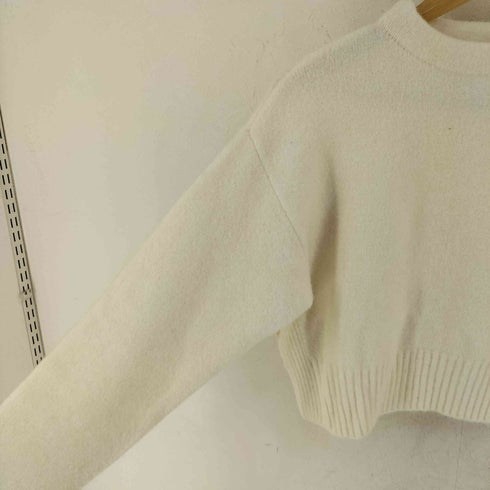 ザラ ZARA ソフトニットショートセーター レディース import:M