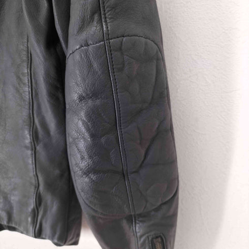 カウレザーシングルライダースジャケット メンズ JPN:42