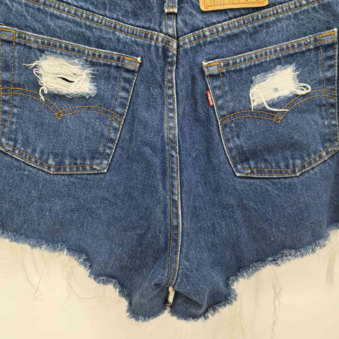 リーバイス Levis 80S USA製 ボタン裏544刻印 18505-0214 カットオフ デニム ホット ショート パンツ レディース 18