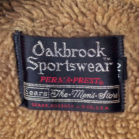 シアーズ Sears 60s oakbrook sports wear 裏地ボア talon ジップ ダービージャケット メンズ