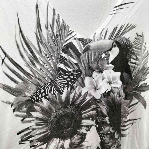 シヴァーライズ CIVARIZE フラワープリント ロングカットソー メンズ JPN:46