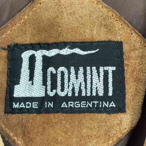 COMINT Genuine Leather アルゼンチン製 フリンジスウェードジャケット レディース