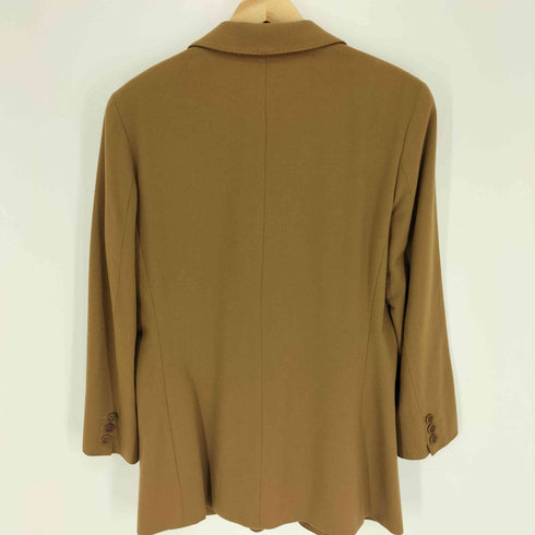 マックスマーラ MAX MARA 白タグ イタリア製 総裏 肩パッド 1B ウール テーラード ジャケット レディース EUR:42