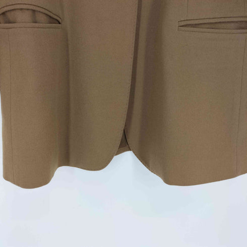 マックスマーラ MAX MARA 白タグ イタリア製 総裏 肩パッド 1B ウール テーラード ジャケット レディース EUR:42