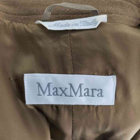 マックスマーラ MAX MARA 白タグ イタリア製 総裏 肩パッド 1B ウール テーラード ジャケット レディース EUR:42