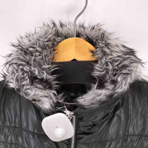 襟ファー 中綿ジップアップジャケット Y2K メンズ JPN:M