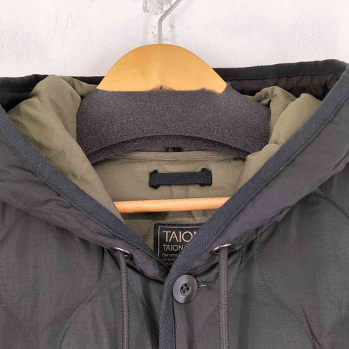 タイオン TAION ミリタリー フード ダウンコート メンズ JPN:XXL