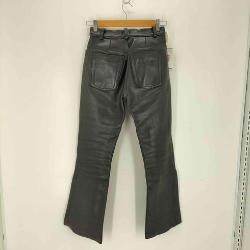 OUTLOW カウレザーパンツ レディース 28