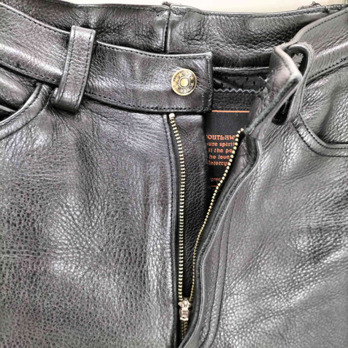 OUTLOW カウレザーパンツ レディース 28