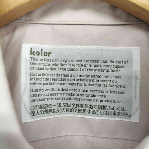 カラー kolor ドレスシャツ メンズ JPN:2