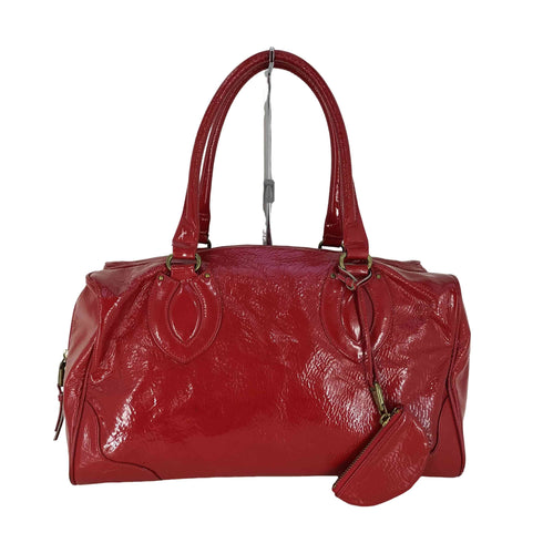 SELVEDGE エナメルコーティング ハンドバッグ レディース