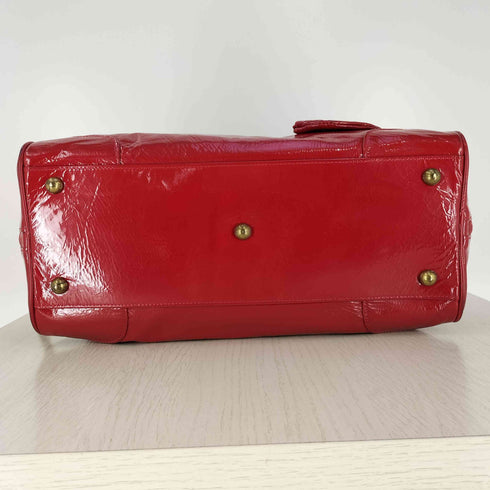 SELVEDGE エナメルコーティング ハンドバッグ レディース