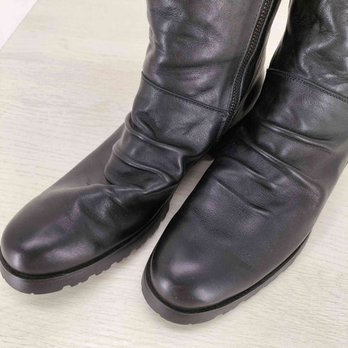 シワ加工 レザーサイドジップブーツ メンズ 26