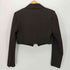 ザラ ZARA チェック クロップド 1B テーラードジャケット レディース import:S