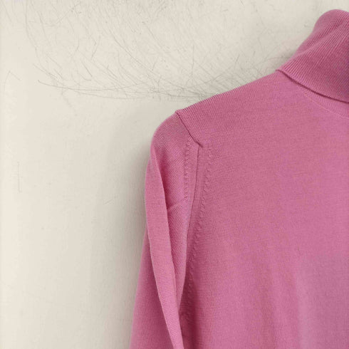ジョンスメドレー JOHN SMEDLEY イングランド製 ウール100 ハイネックニット メンズ JPN:M