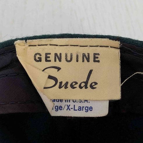 USA製 GENUINE SUEDE スエード切替ウール6パネルキャップ メンズ L-XL