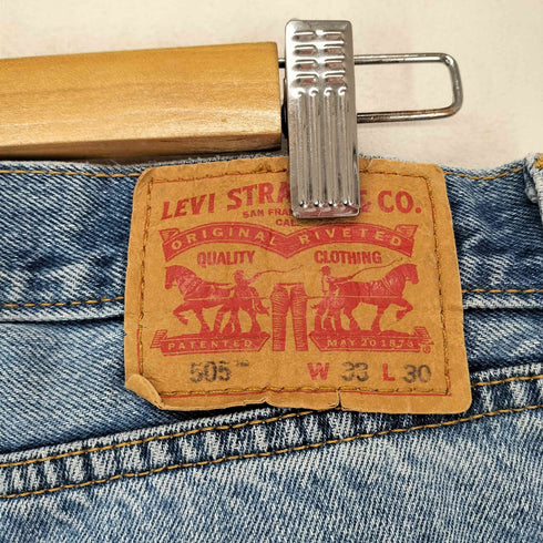 リーバイス Levis ボタン裏3405 145周年 505 ジップフライデニムパンツ メンズ W33L30