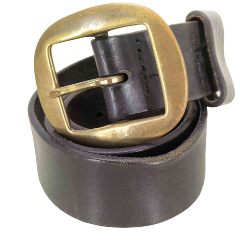 ジェイクルー J.CREW USA製 スクエアバックル レザーベルト レディース 26