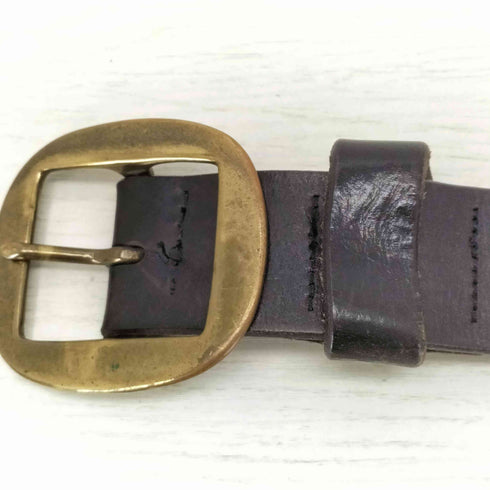 ジェイクルー J.CREW USA製 スクエアバックル レザーベルト レディース 26