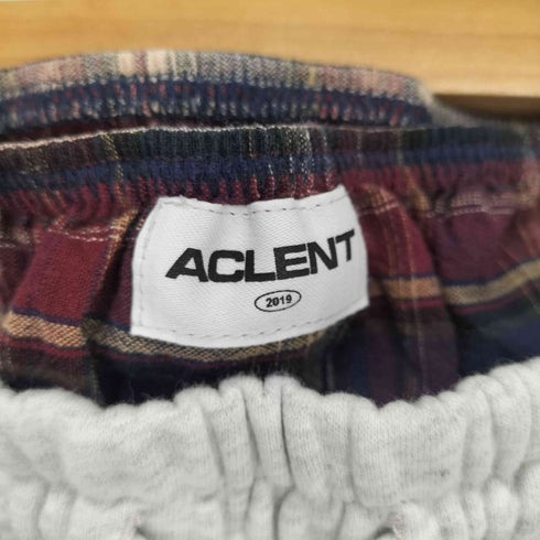 アクレント ACLENT Check shorts layered sweatpants Y2K レディース F