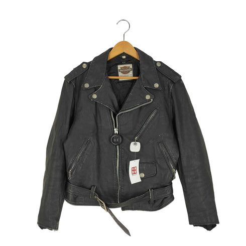 ハーレーダビッドソン HARLEY-DAVIDSON カウレザー ダブルライダース メンズ import:L