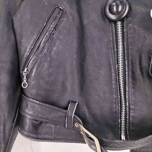 ハーレーダビッドソン HARLEY-DAVIDSON カウレザー ダブルライダース メンズ import:L