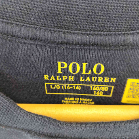 ポロラルフローレン POLO RALPH LAUREN ポニー刺繍 Vガゼット クルーネックスウェット レディース L/G 14-16