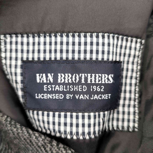 VAN BROTHERS ウール混 テーラードジャケット メンズ