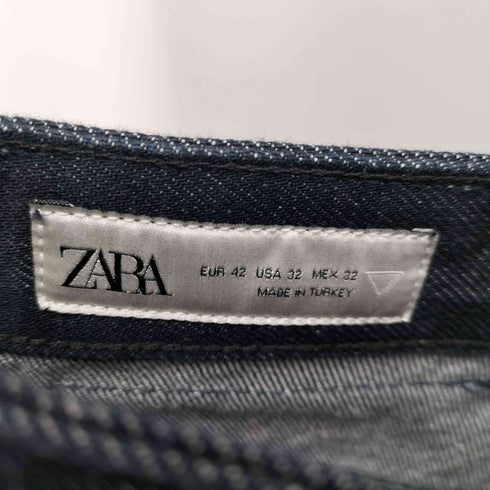 ザラ ZARA ワイドレッグ デニム バギー メンズ 42/32