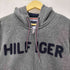 トミーヒルフィガー TOMMY HILFIGER パイル地ロゴ フルジップパーカー 裏ボア メンズ import:M