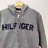 トミーヒルフィガー TOMMY HILFIGER パイル地ロゴ フルジップパーカー 裏ボア メンズ import:M
