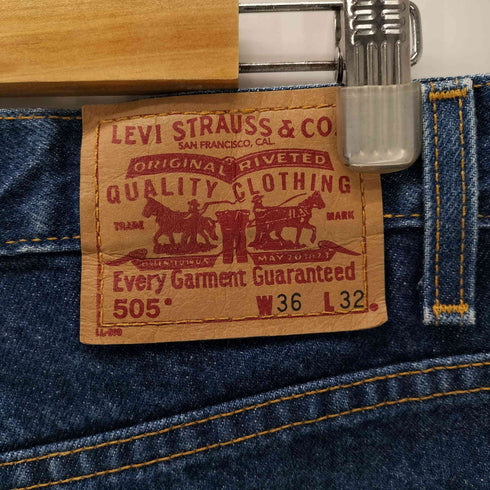リーバイス Levis 505 REGULAR FIT ボタン裏 341 刻印 ジップフライ デニム パンツ メンズ W:36 L:32