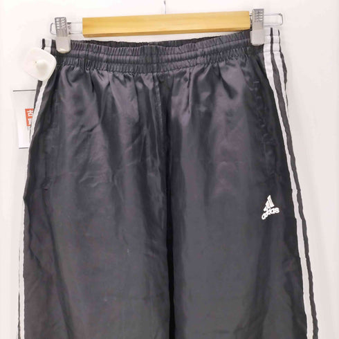 アディダス adidas 90S 万国旗タグ パフォーマンスロゴ 刺繍 裏地メッシュ ナイロン イージー パンツ メンズ L