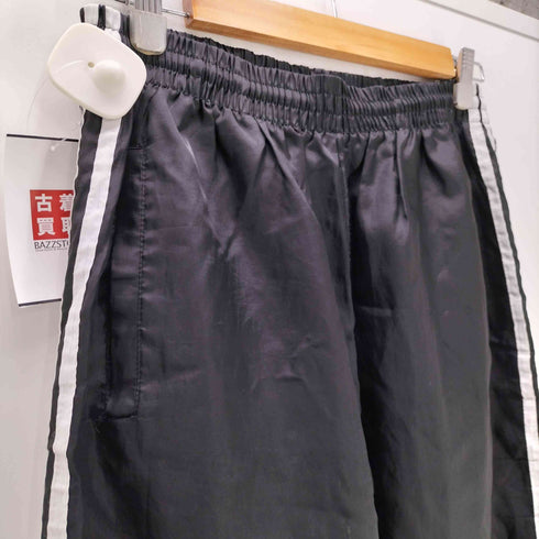 アディダス adidas 90S 万国旗タグ パフォーマンスロゴ 刺繍 裏地メッシュ ナイロン イージー パンツ メンズ L