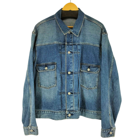 ジーユー GU 2nd シンチバック デニムジャケット メンズ XL